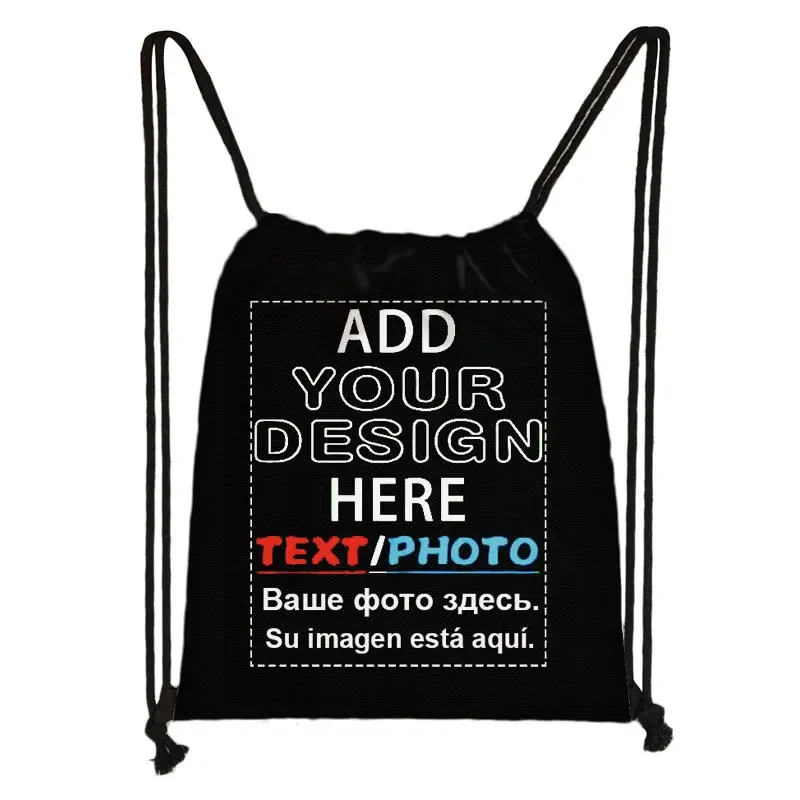 Women Bags Logo - Настройте изображение/логотип/имя на шнурке, сумка для