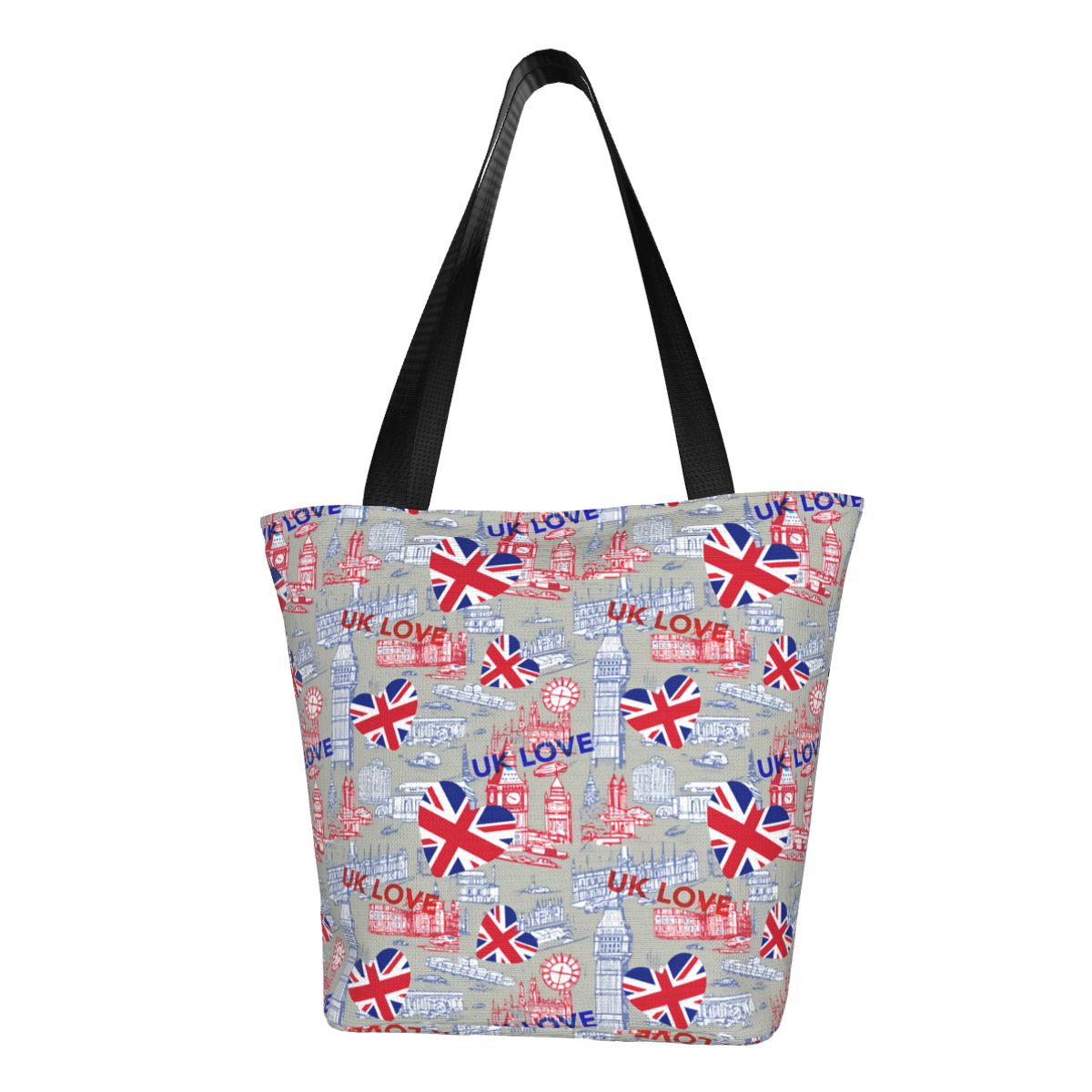 Women Bags Uk - Сумки-шопперы с флагом Великобритании, забавные холщовые