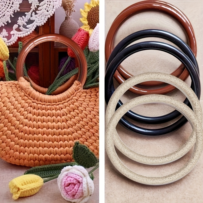 Circle Round Bag - Круглые цельные кольца-ручки для сумок, пластиковые