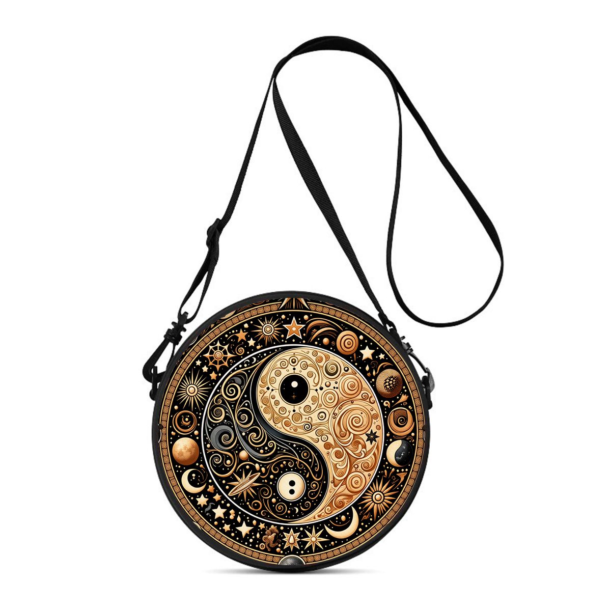 Circle Round Bag - Женская круглая сумка через плечо с