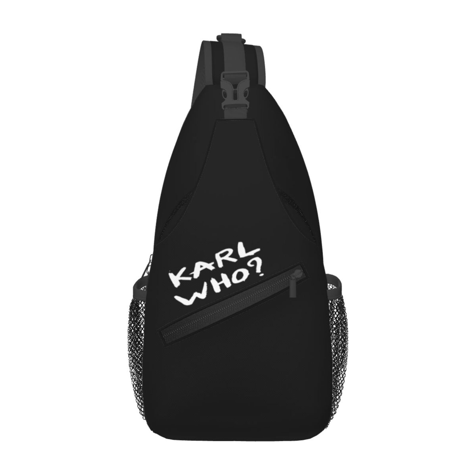 Women'S Karl Bags - Нагрудные сумки с текстовым узором Karl