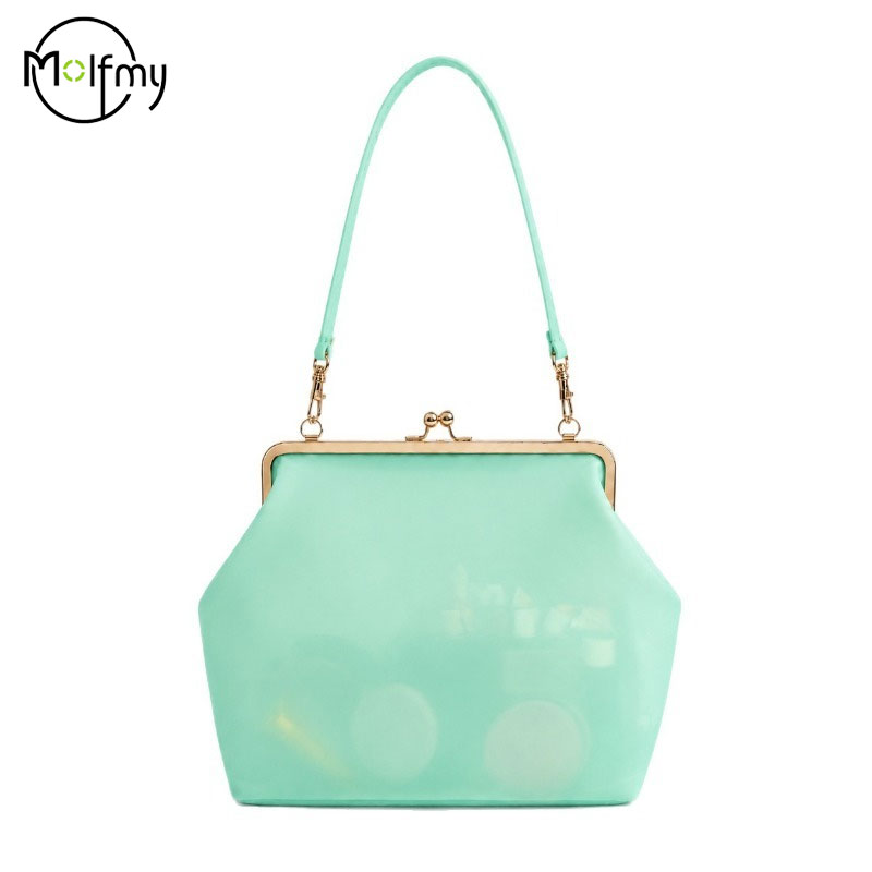 Hobo Bag Slouchy - Прозрачная водонепроницаемая сумка-тоут из ПВХ с