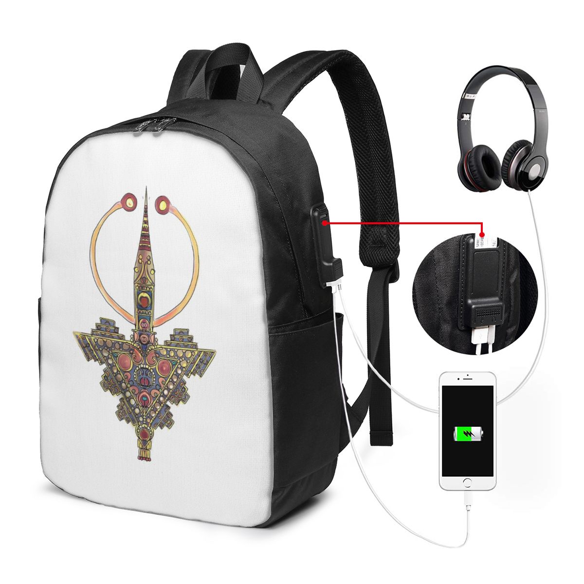 Women Bags College - Рюкзак Kabyle Jewelry Amazigh Morocco для
