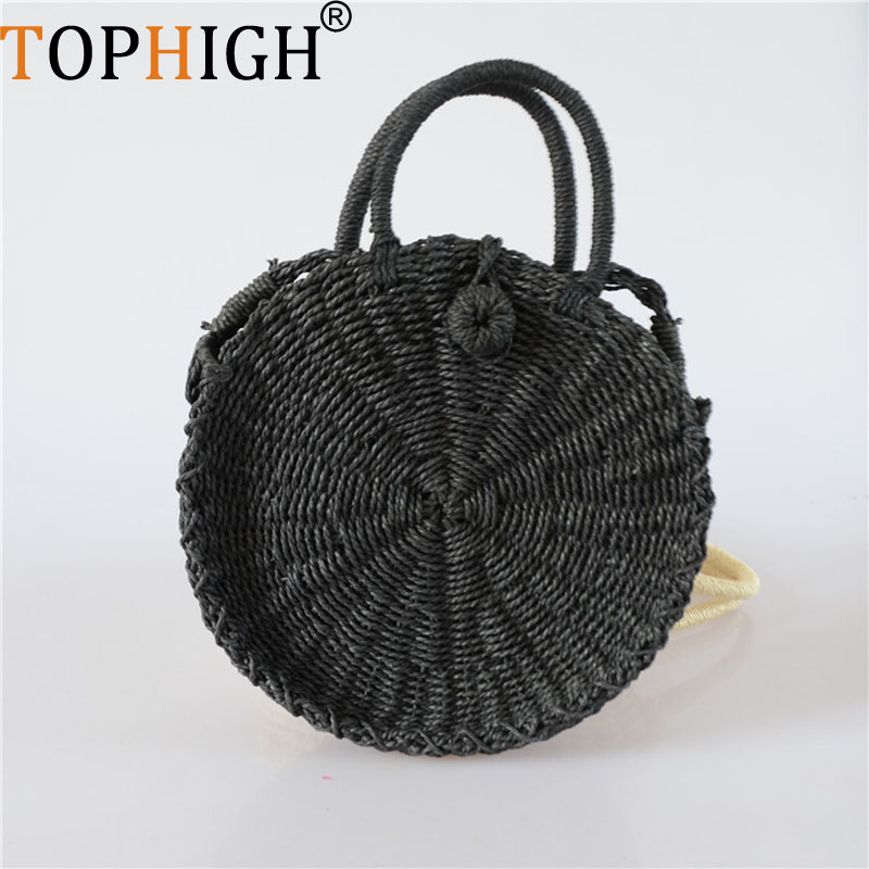 Circle Round Bag - Женская сумка TOPHIGH: летняя пляжная сумка-тоут,