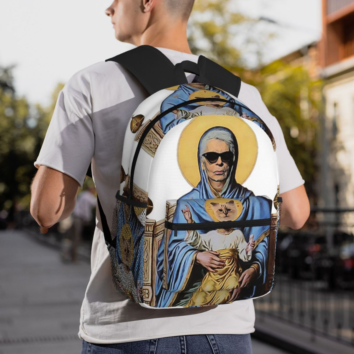 Women'S Karl Bags - Рюкзак Karl Who Fashion с принтом