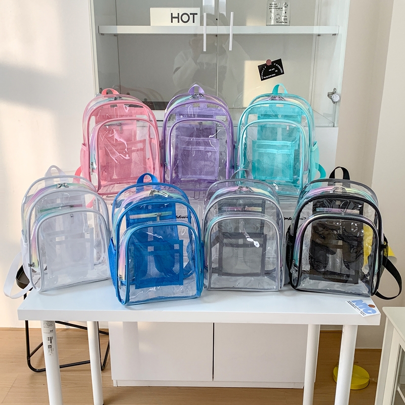 Рюкзак из ПВХ с прозрачной мол – обзор и цена Women Bags Sale