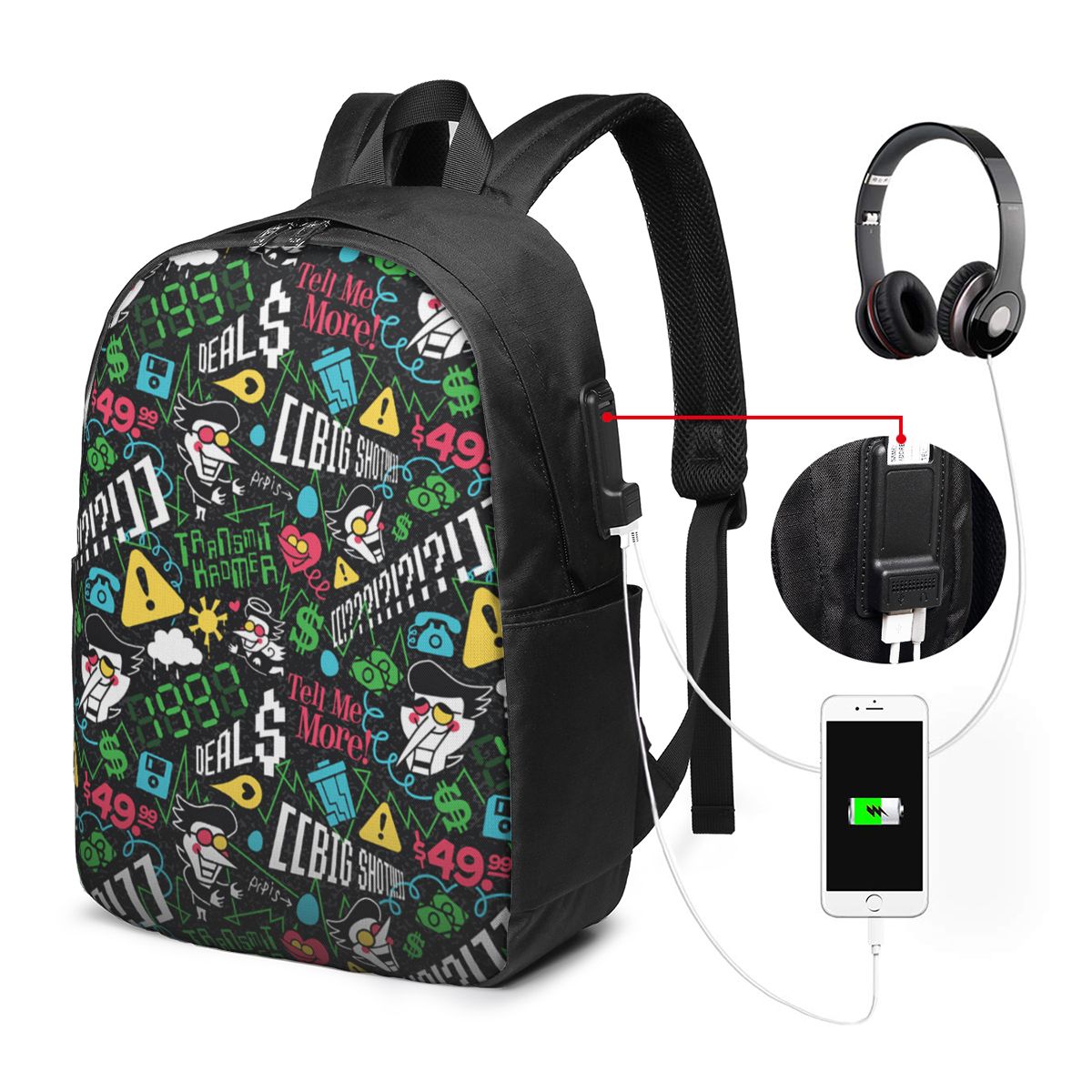 Рюкзак Deltarune SPAMTON G, до – обзор и цена Women Bags College