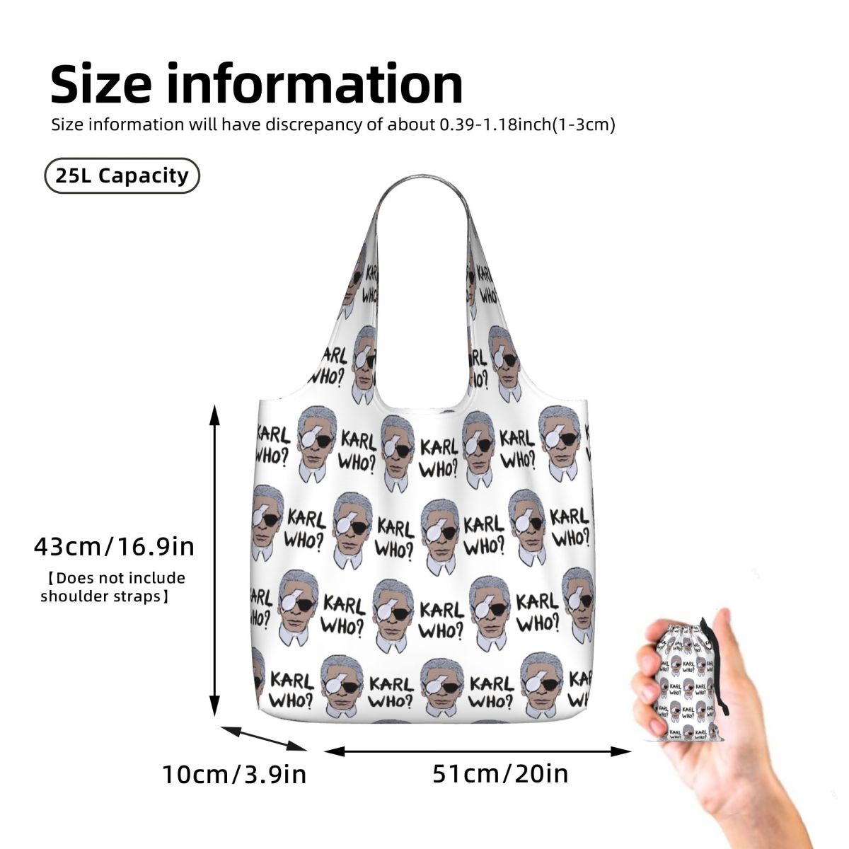 Сумка-шоппер Karl Who из холст – обзор и цена Women'S Karl Bags
