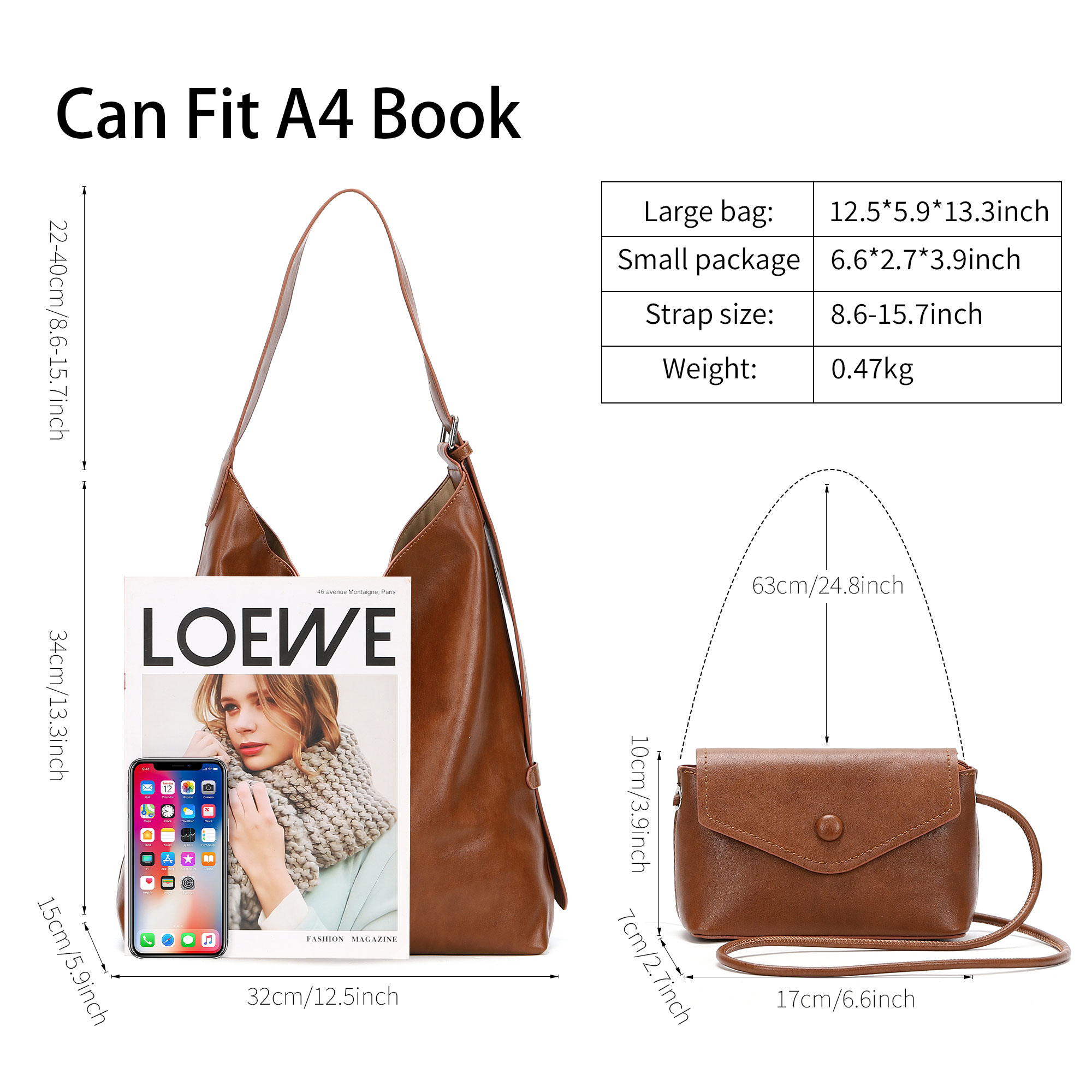 Сумки-тоуты для женщин из мягк – обзор и цена Hobo Bag Slouchy