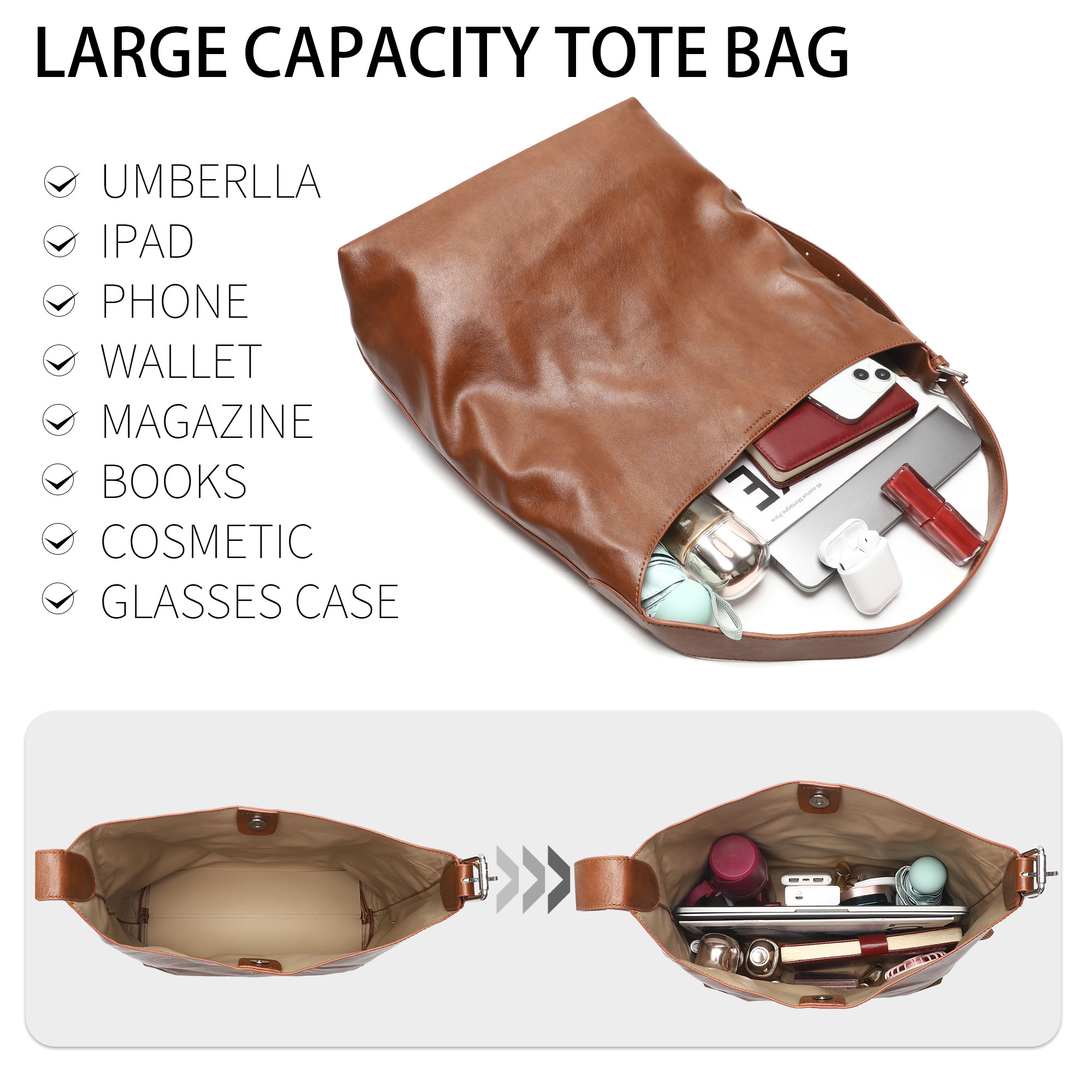 Сумки-тоуты для женщин из мягк – обзор и цена Hobo Bag Slouchy