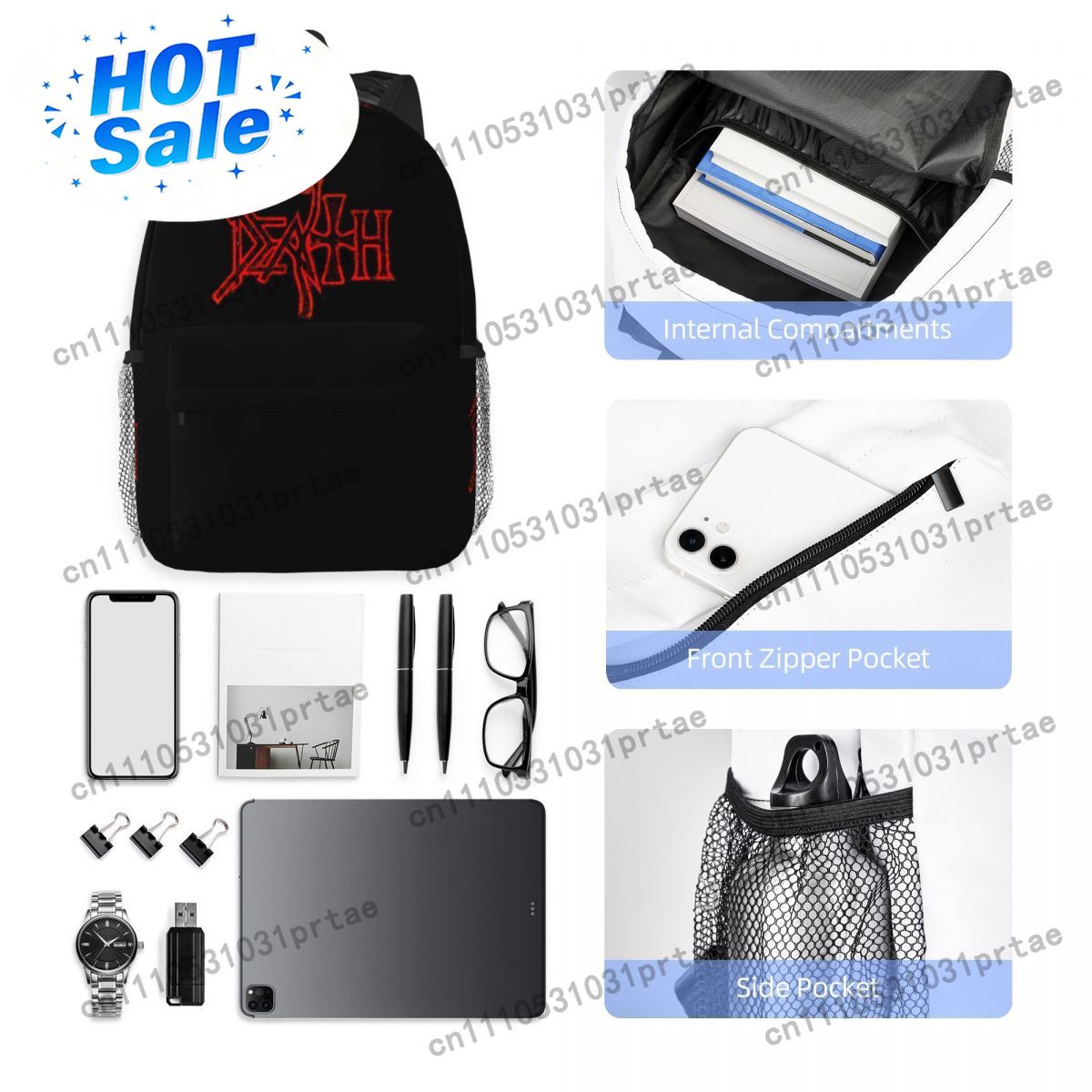 Рюкзак с логотипом Death Band  – обзор и цена Women Bags Logo