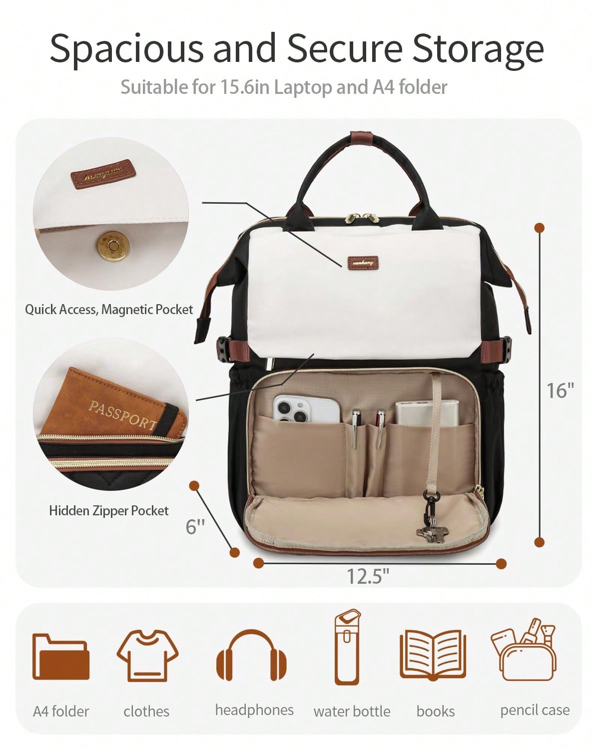 Женский рюкзак для ноутбука, с – обзор и цена Women Bags With Laptop Compartment