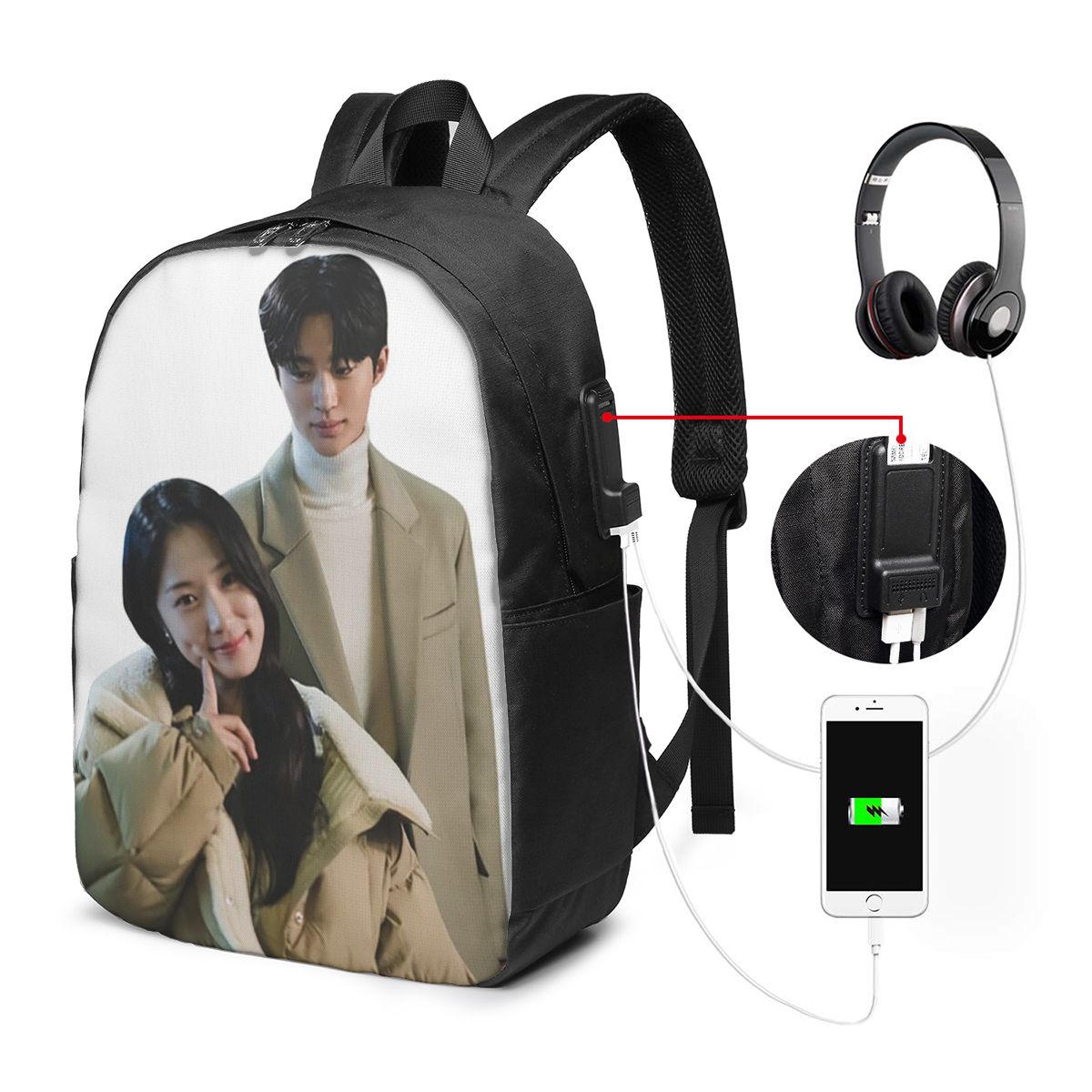 Рюкзак Lovely Runner Kdrama Fa – обзор и цена Women Bags College