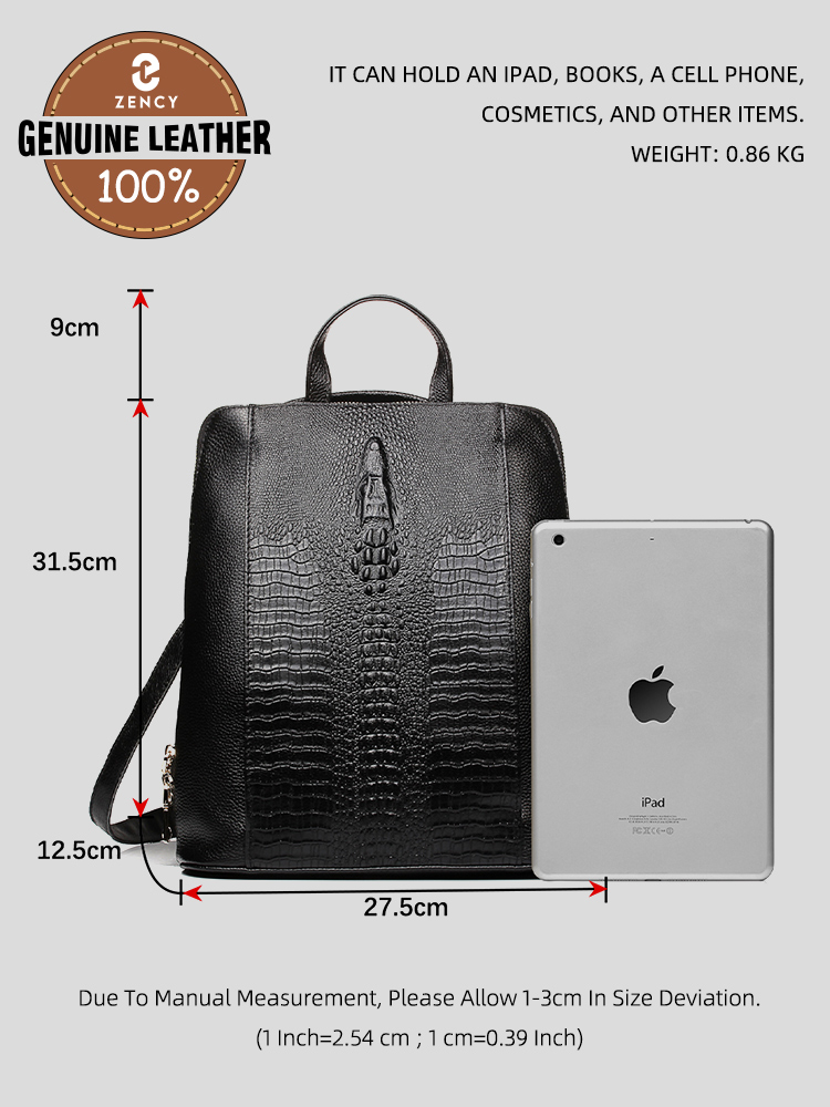Женский рюкзак Zency из натура – обзор и цена Women Bags With Laptop Compartment