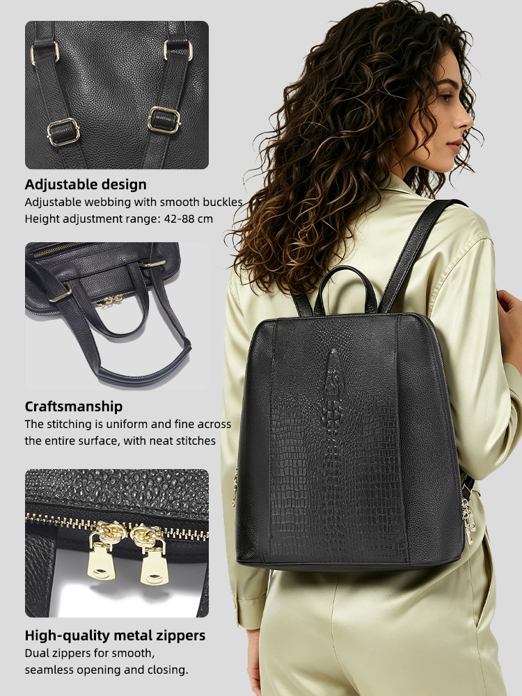 Женский рюкзак Zency из натура – обзор и цена Women Bags With Laptop Compartment