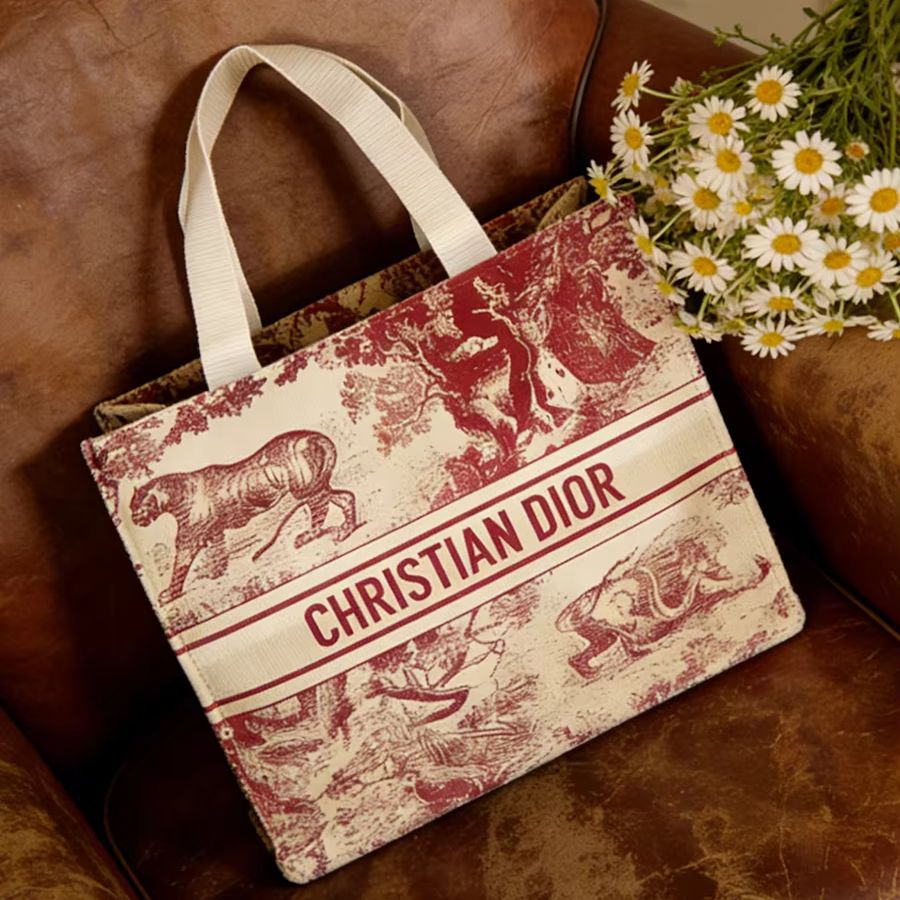 Сумка Christian Dior, красная  – обзор и цена Women Bags Tote Dior
